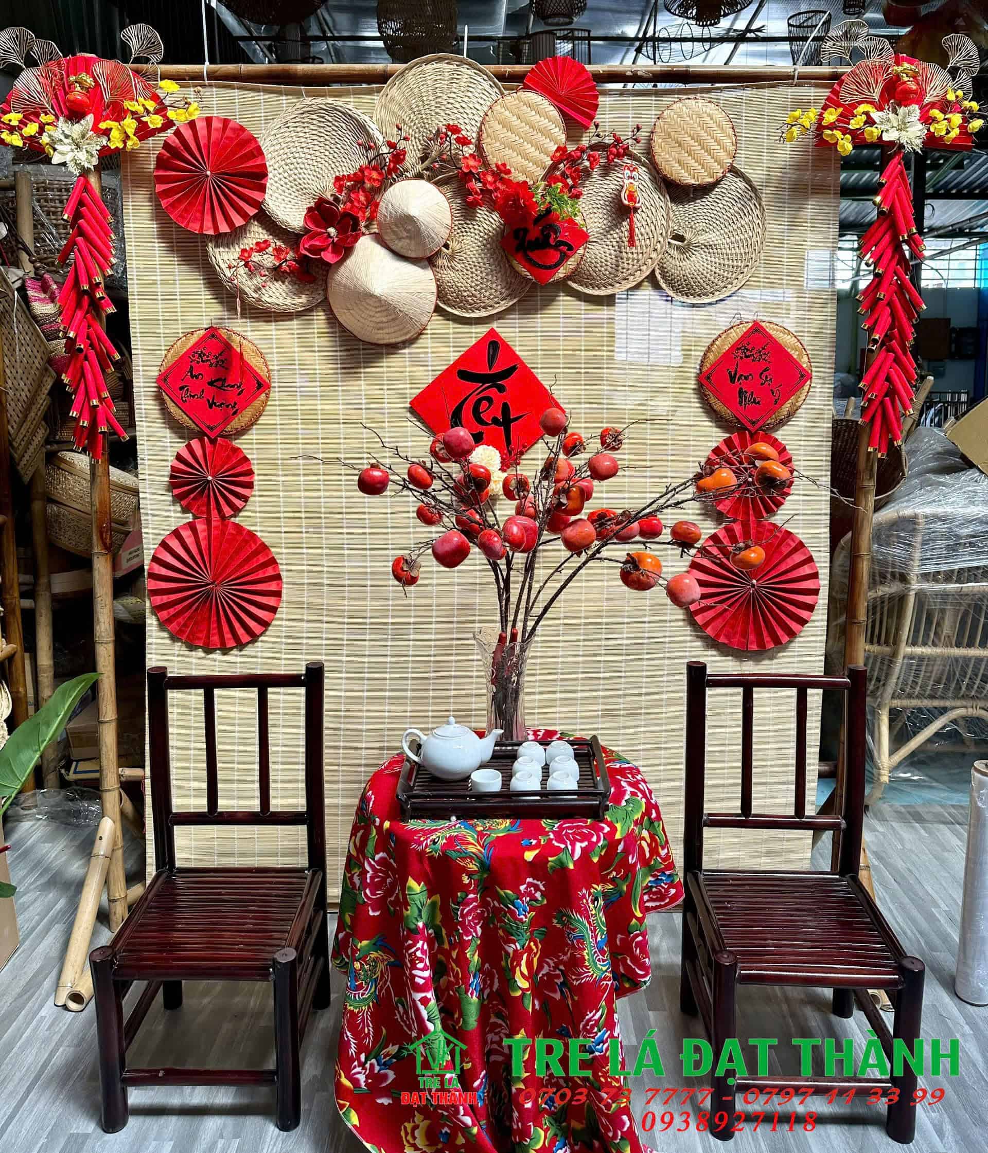 Trang Tr&iacute; Ph&ograve;ng Kh&aacute;ch Ng&agrave;y Tết