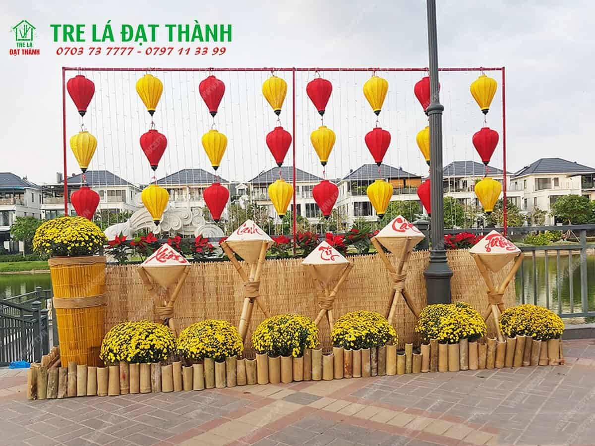 trang tr&iacute; tết n&oacute;n l&aacute;