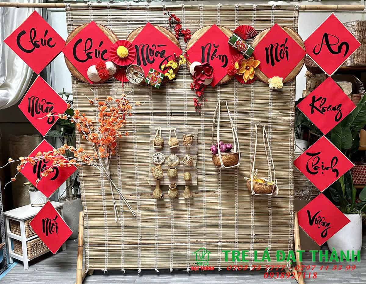 trang tr&iacute; tiểu cảnh tết