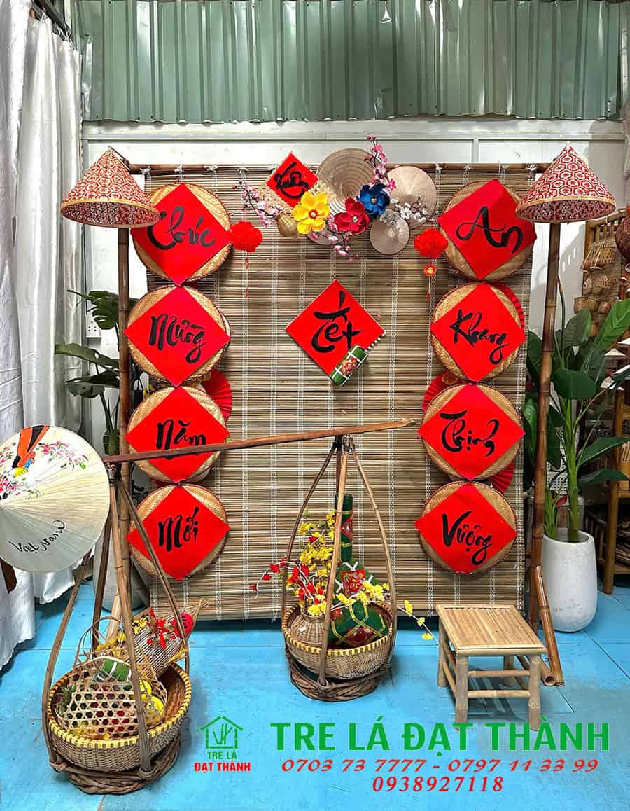 trang tr&iacute; tiểu cảnh tết
