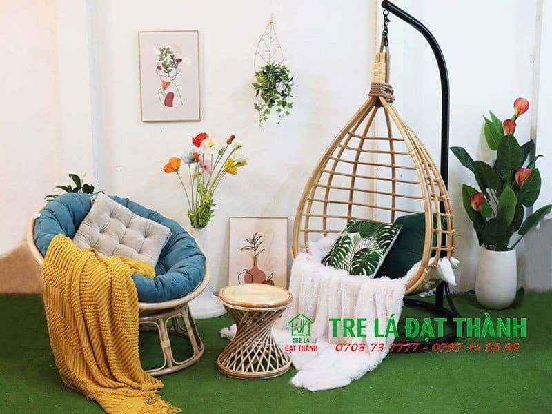xu hướng nội thất m&acirc;y tre
