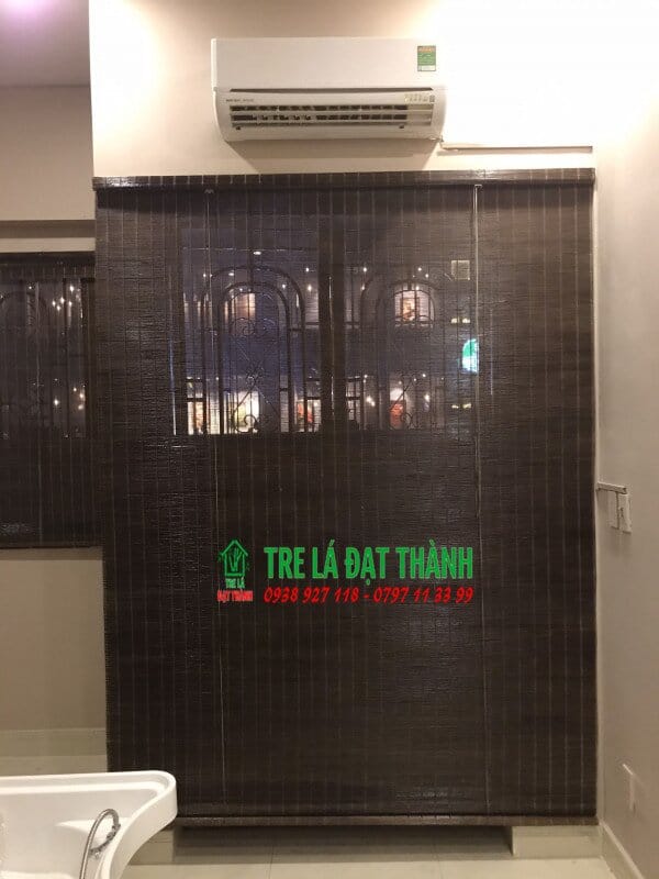trang tr&iacute; m&agrave;nh tăm tre tr&uacute;c tiệm Spa C&ocirc; Hai