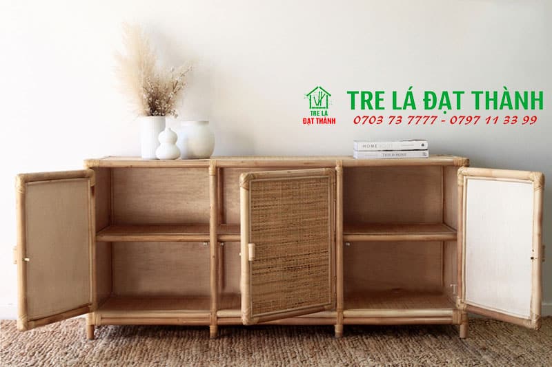 giá tủ mây tre đan