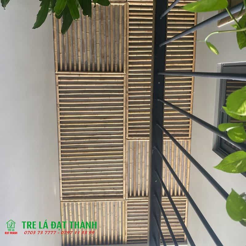 ốp tường bằng tre