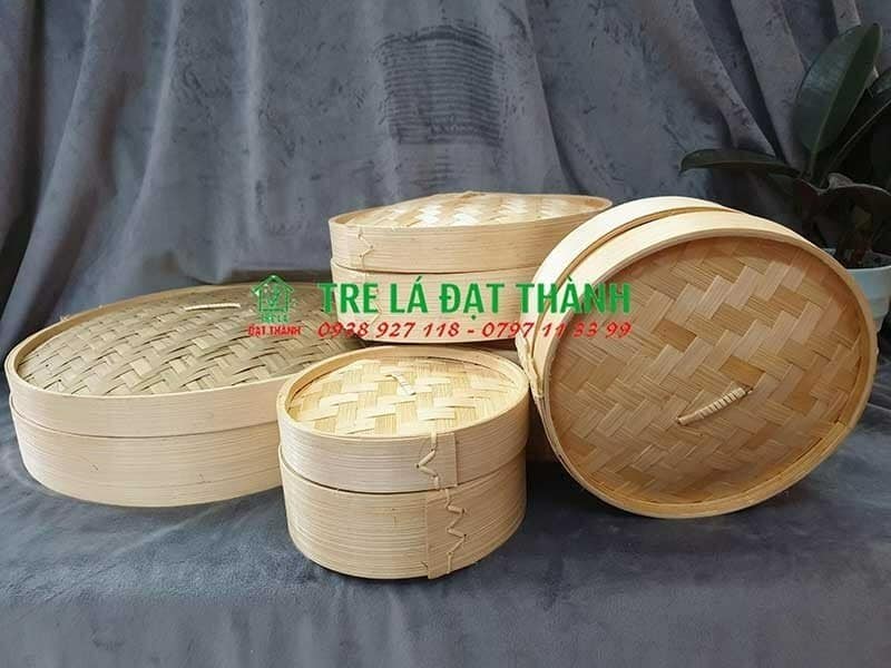 xửng hấp bằng tre