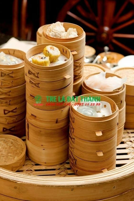 xửng hấp tre nhỏ