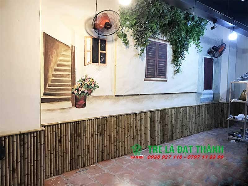 Thi Công Ốp Trúc Nhà Hàng, Quán Ăn