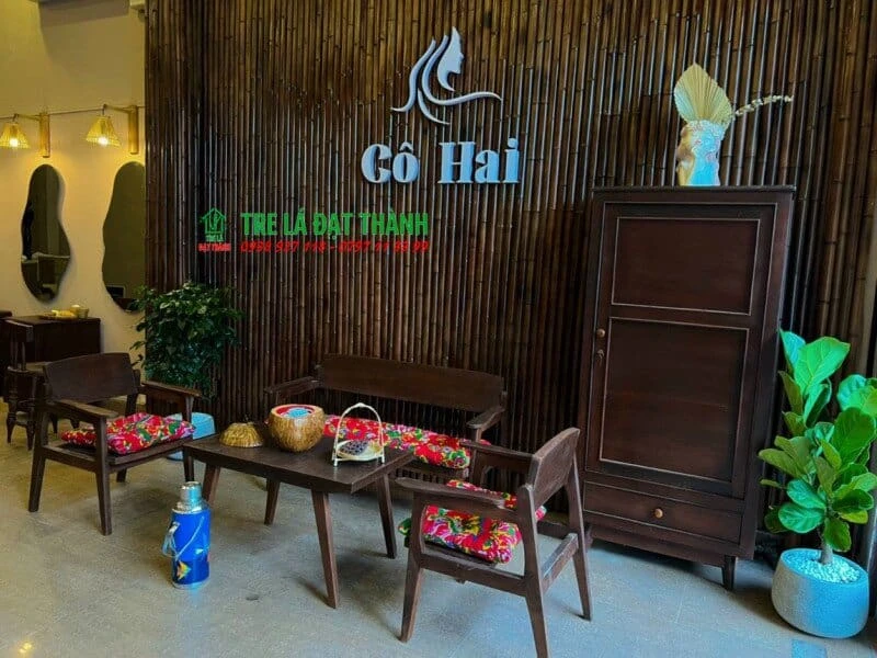 Thi Công Tre Trúc Tiệm Spa Cô Hai
