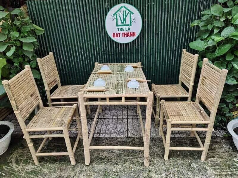 Cách Làm Bàn Ghế Bằng Tre