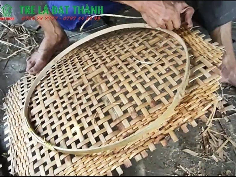 Cách Đan Rổ Tre