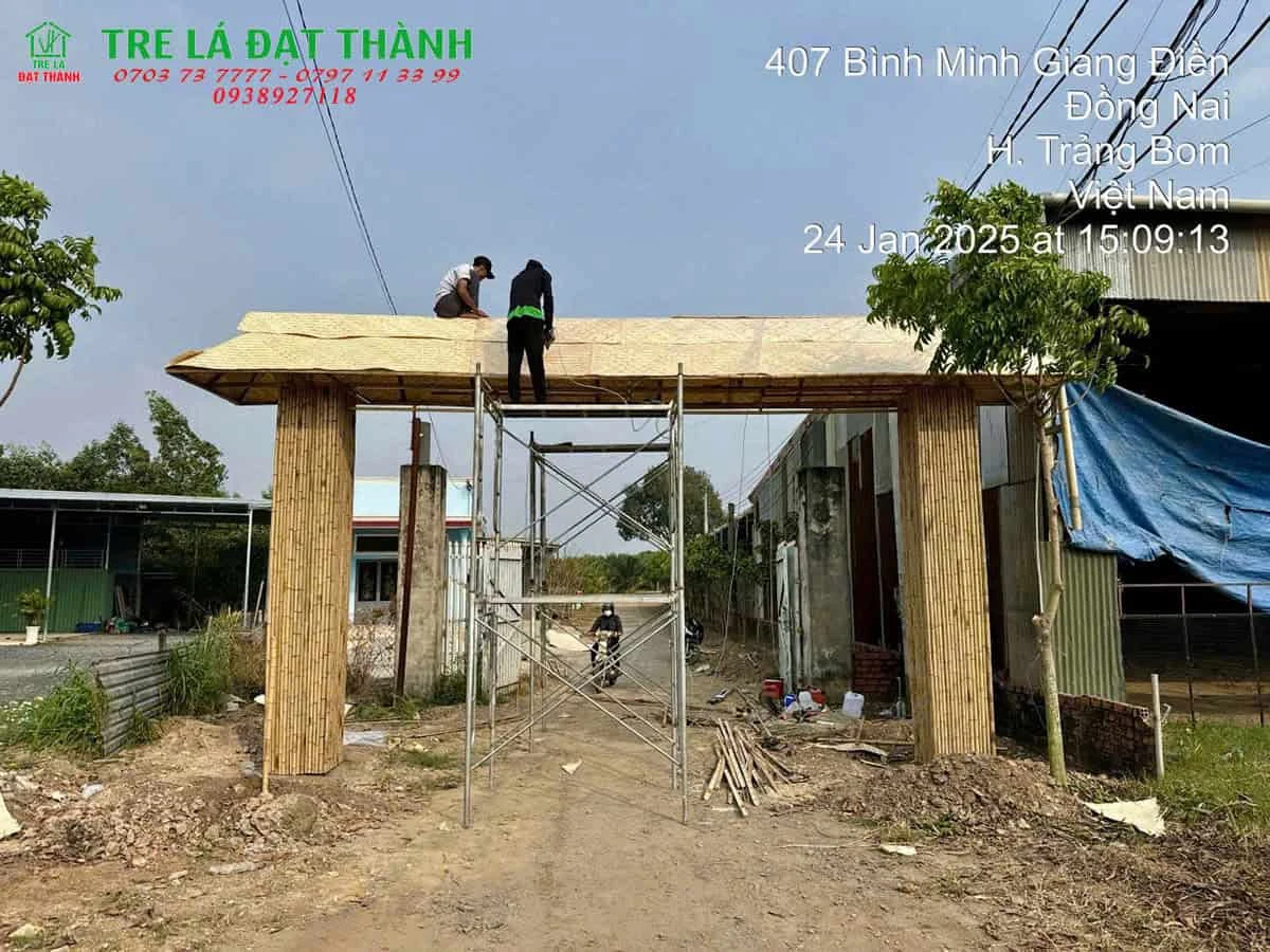 Thi Công Cổng Tre Đồng Nai