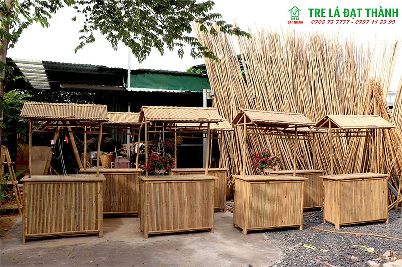 Quầy Bar Tre Tháo Lắp Xuất Khẩu, Thanh Lý Giá Rẻ TpHCM