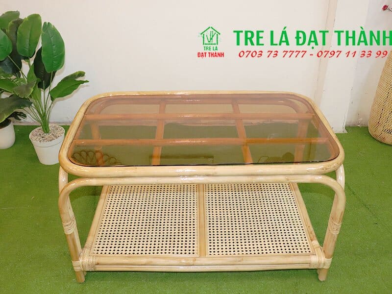 Bàn Ăn Mây Tre Đan