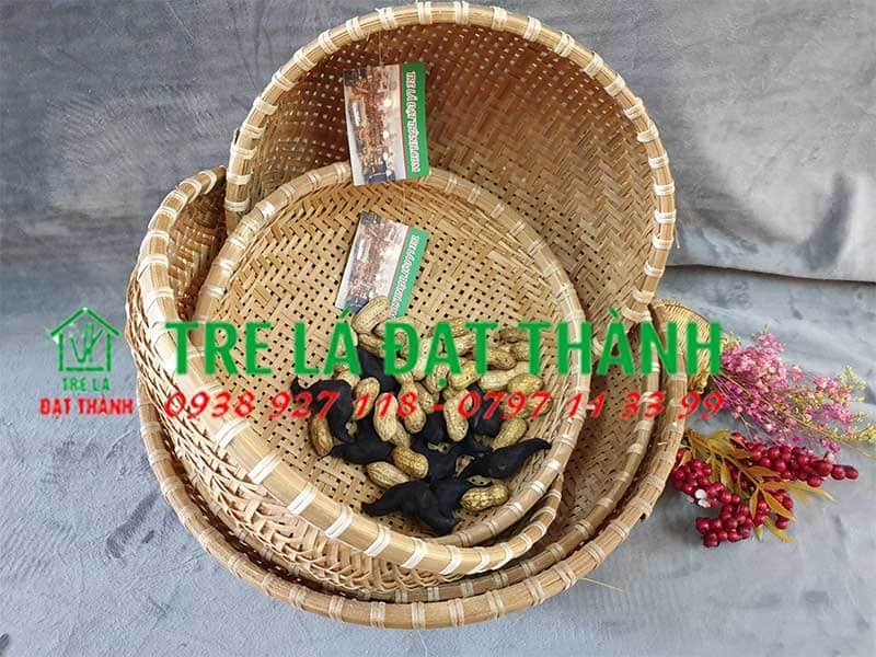 Rổ mây tre đan