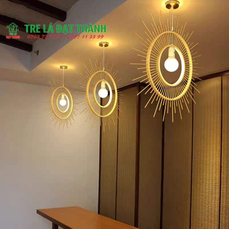 Đèn Tre Mặt Trời Ngoài - DMT035
