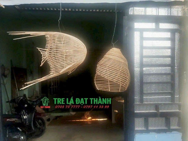 Đèn Cá Mây Tre - DMT069