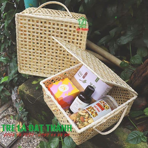 Hộp Quà Tết Mây Tre Đan